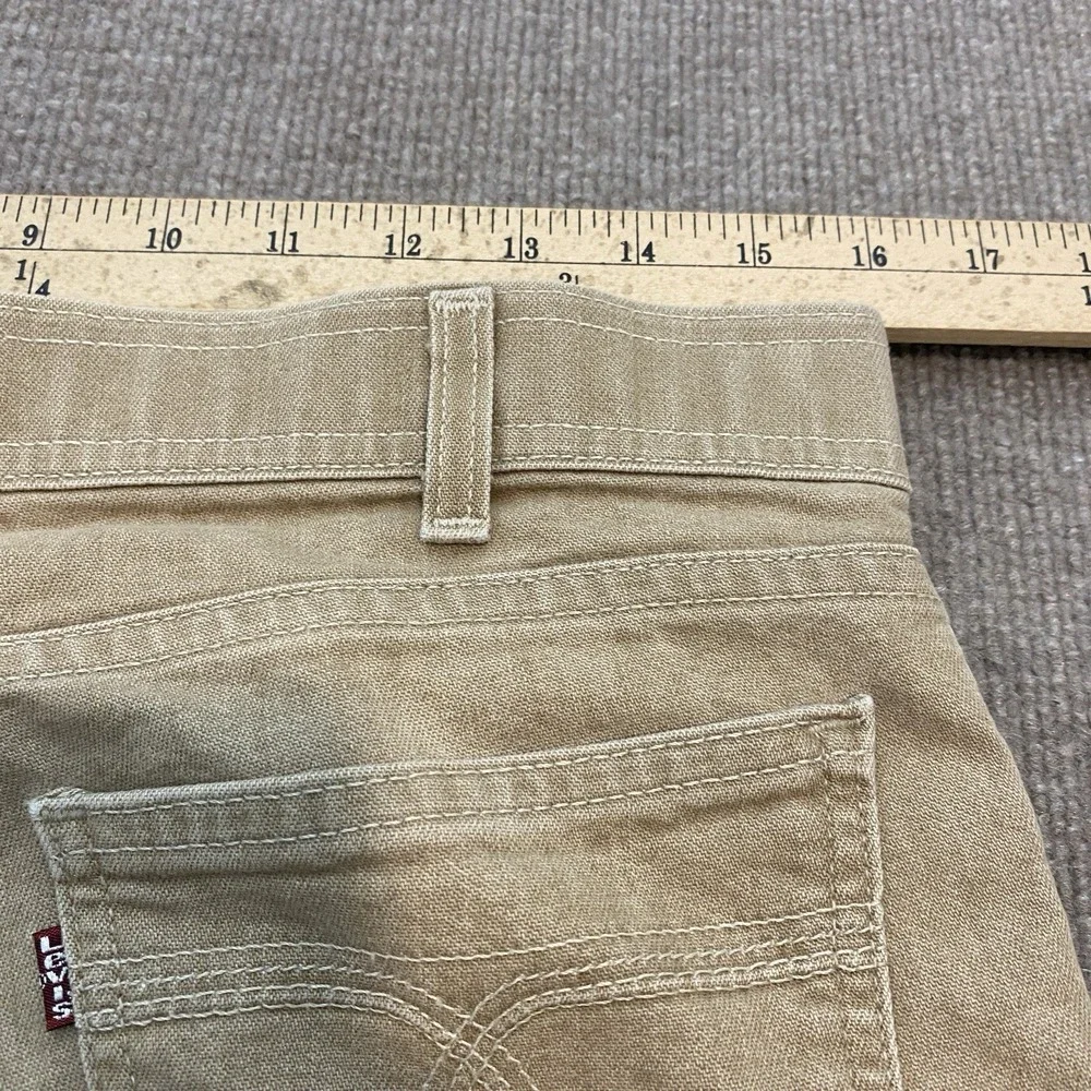 Vintage Levi's Action Jeans Pants Mens 34 Fits 32x30 Beige Khaki Straight 90s